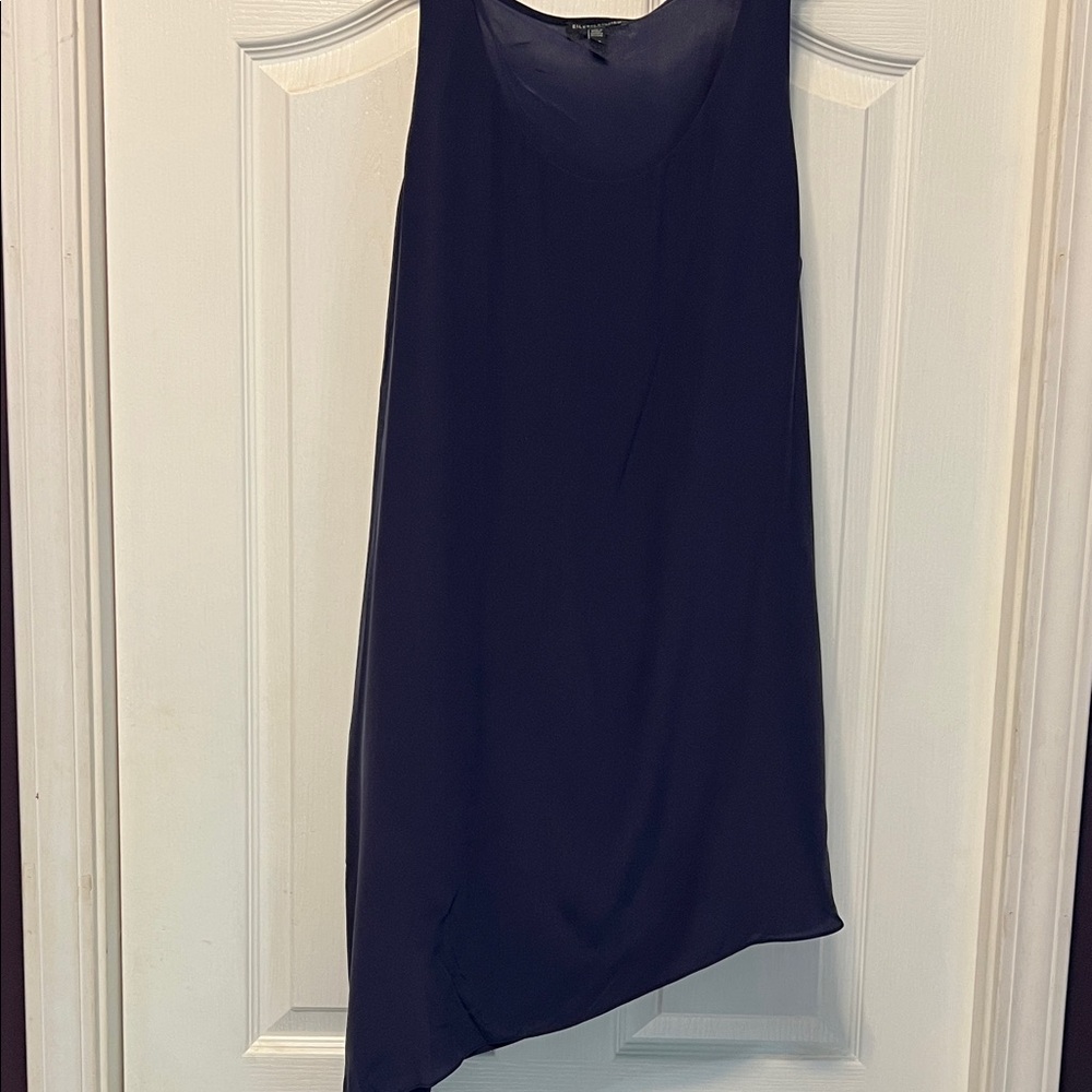 EUC Eileen Fisher Navy Asymmetrical Tunic
